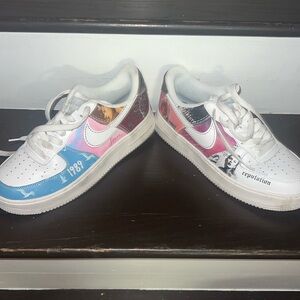 Custom Taylor Swift eras sneakers.  Worn once. #erastour #taylorswift #concert